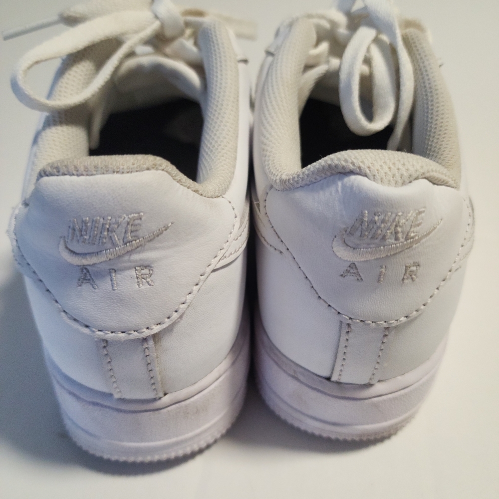 Nike Air Force 1 Low Casual White Shoes, Y7 Women 8.5 Men 7 - Picture 4 of 12